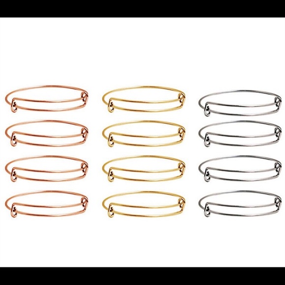 16 Assorted Expandable Wire Bangles - Picture 9 of 9